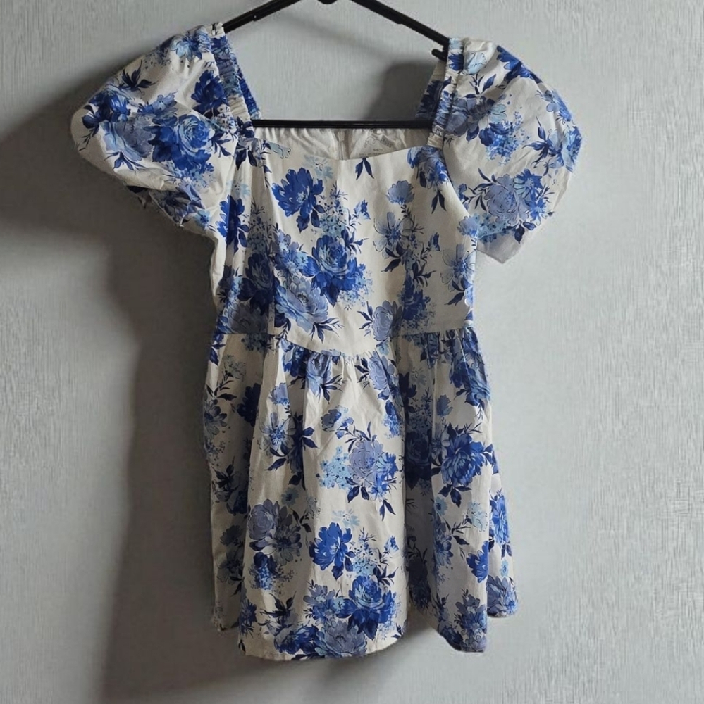 Floral Puff Sleeve Dress